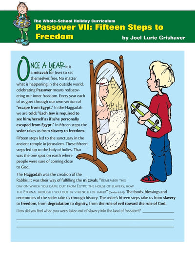 Whole School Passover 7: 15 Steps to Freedom
