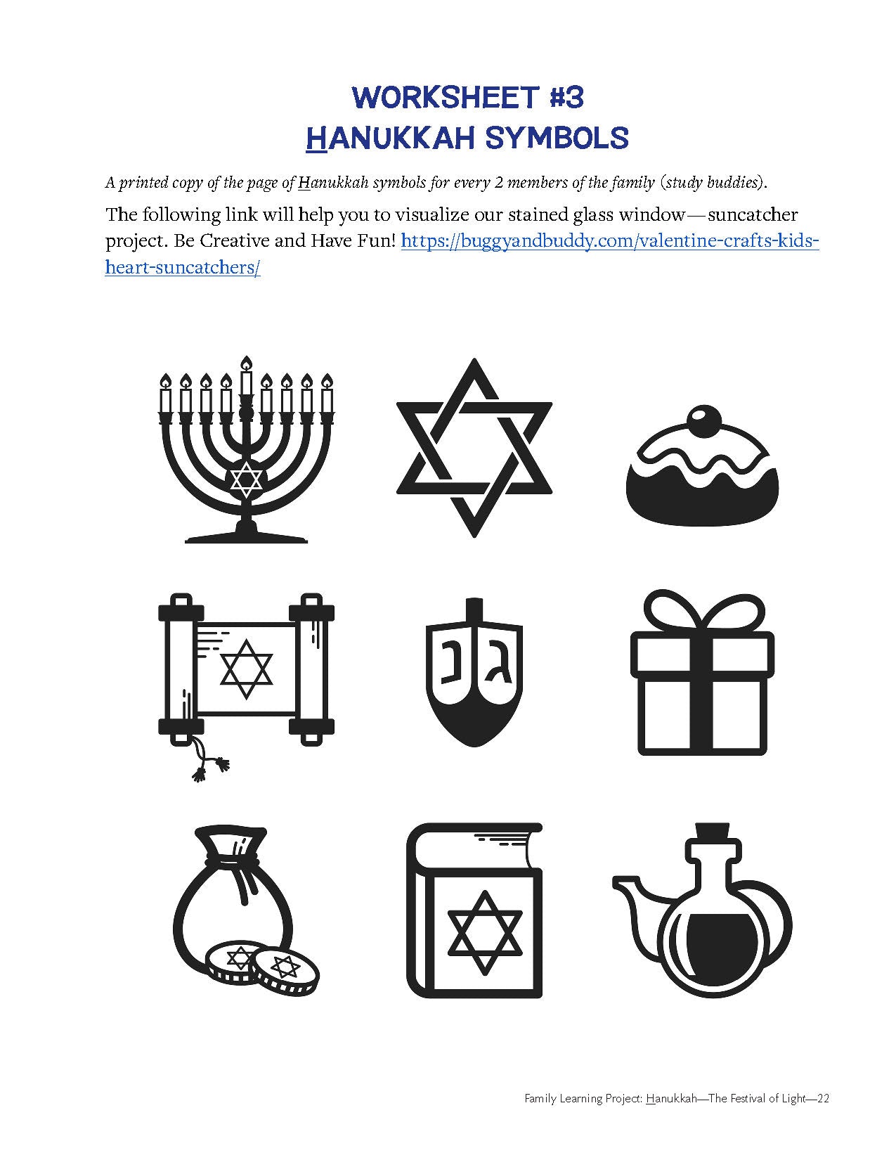 Family Learning Project: Hanukkah—Festival of Light