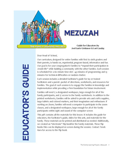 Family Learning Project: Mezuzah