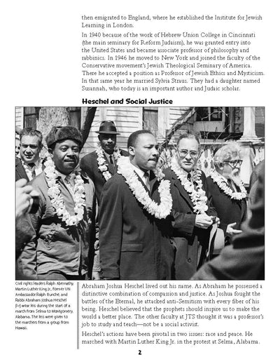 Jewish People: Abraham Joshua Heschel