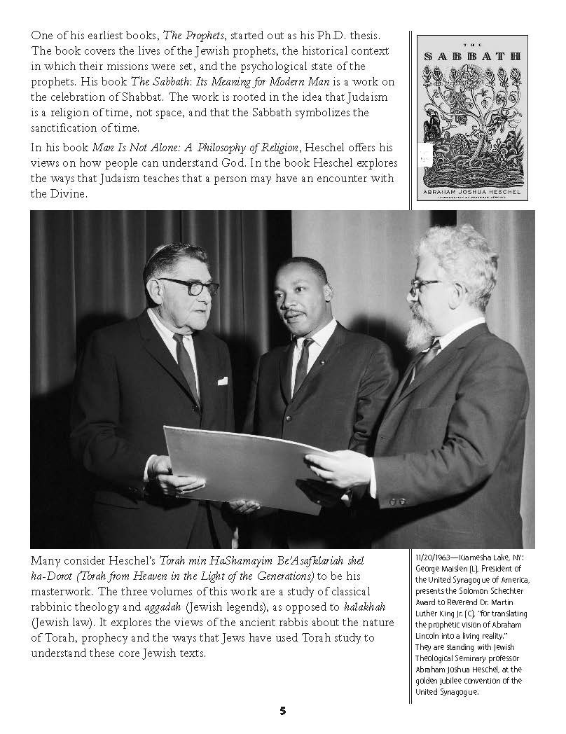 Jewish People: Abraham Joshua Heschel
