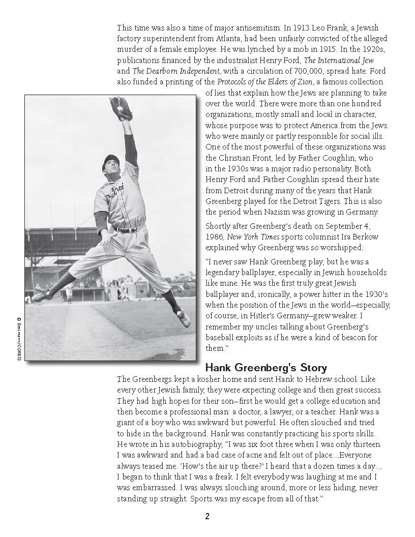 Jewish People: Hank Greenberg
