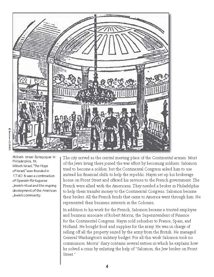 Jewish People: Haym Salomon