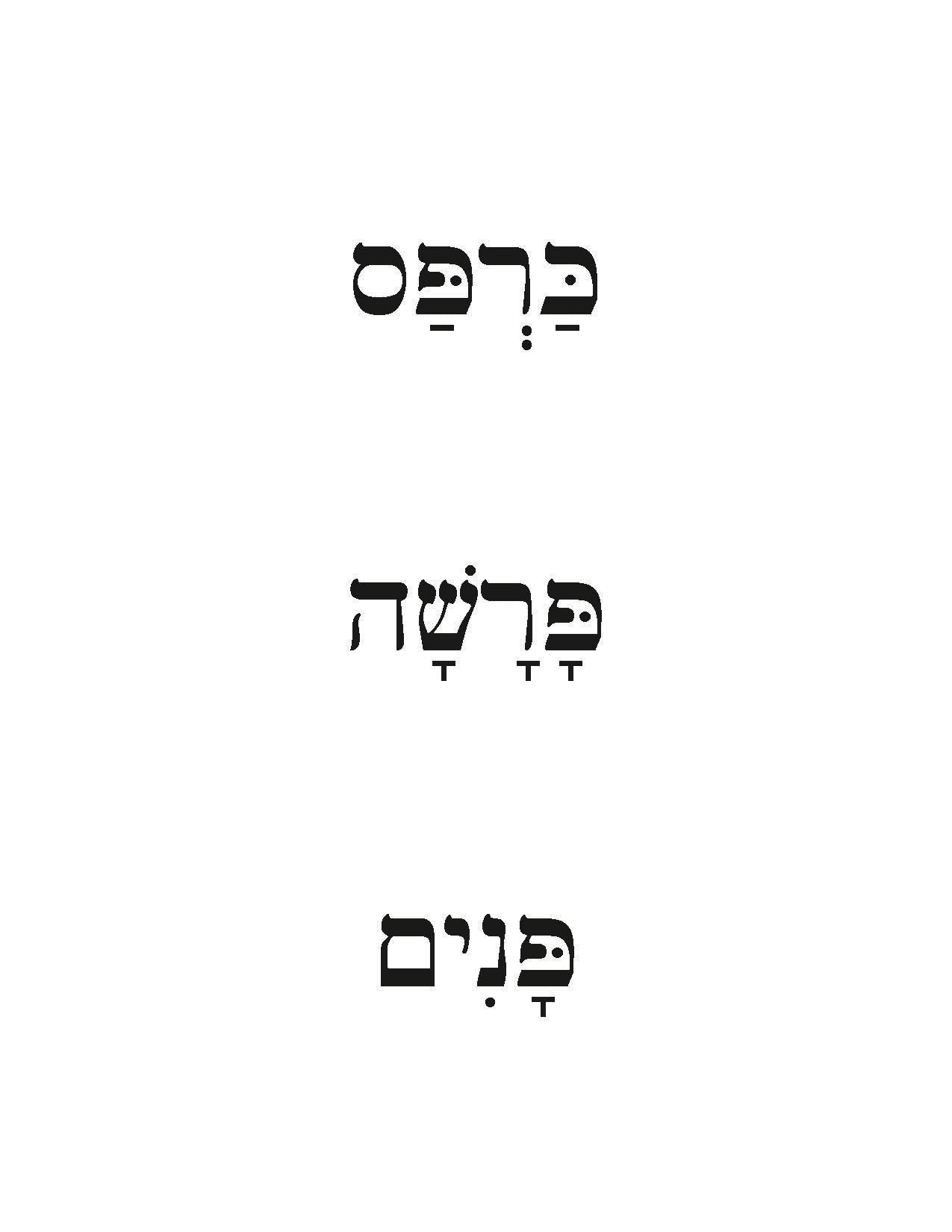 Hebrew Word Flashcards