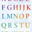 Colorful Alphabet Wall Poster with full-color letters on a rolled, tear-resistant polypropylene material.