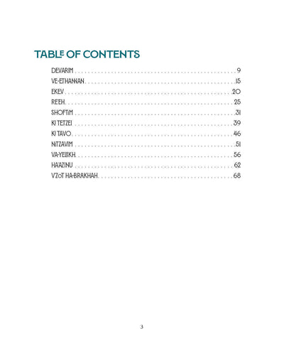 Parashah - The book of Deuteronomy
