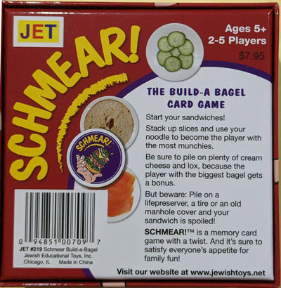 Schmear: The build a Bagel Card Game