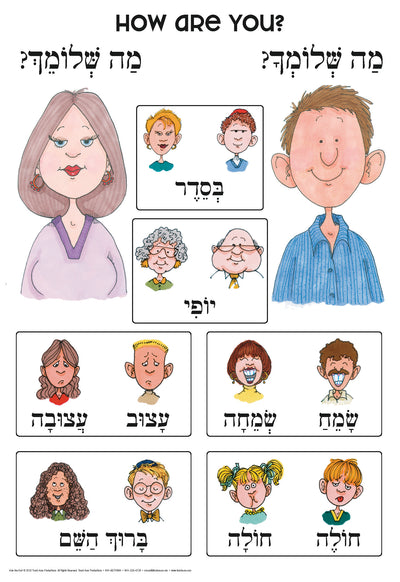 Hebrew Poster: How Are You