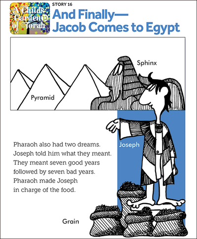 Child's Garden of Torah: Finally Jacob Comer to Egypt