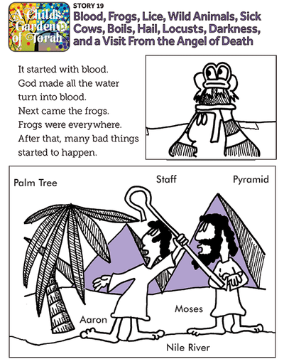 Child's Garden of Torah: Blood, Frogs, Lice...The Plagues  (19)
