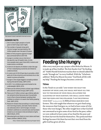 Praying With Our Feet: Feeding the Hungry