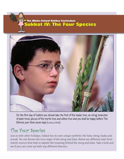 Whole School Sukkot 4: The Four Species