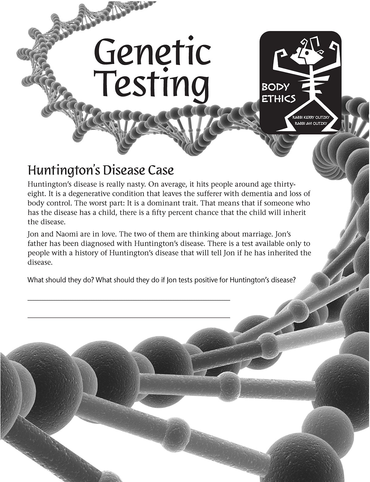 Body Ethics: Genetic Testing